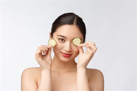 Natural Homemade Fresh Cucumber Facial Eye Pads Facial Masks Asian