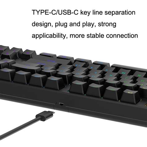 Ajazz AK Keys RGB Version Hot Swap Wired DIY Customized Mechanical Keyboard Biluo Shaft