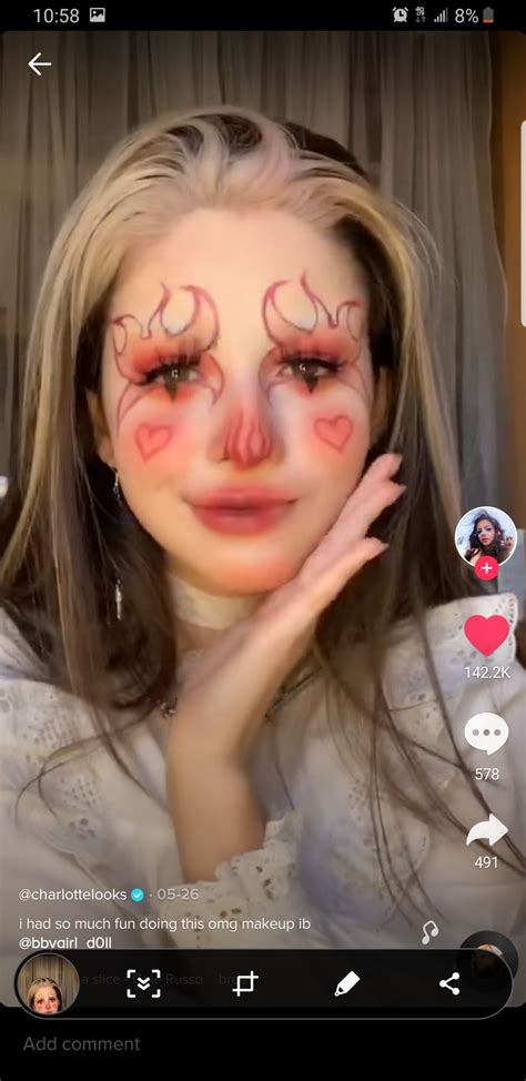 Charlottelooks On Tik Tok Halloween Face Makeup Face Makeup Halloween Face