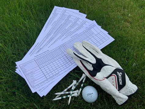 Golf Scorecard Template For Tournaments Make Golf Scorecard