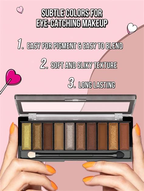 Missiyn Must Have Eyeshadow Shades Shade Of Nude Pigmented Matte Shimmer Shades Long