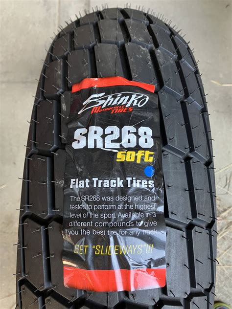 未使用新品 Shinko シンコー SR268 140 80 19 ソフト フラットトラック ダートトラック FTR223 FTR250