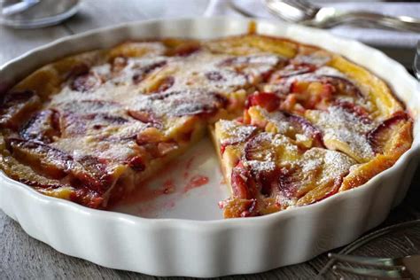 Easy Plum Clafoutis Weekend At The Cottage