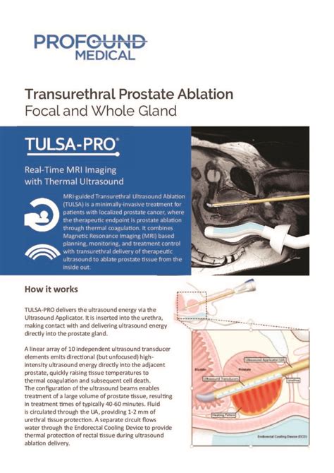 Transurethral Prostate Ablation