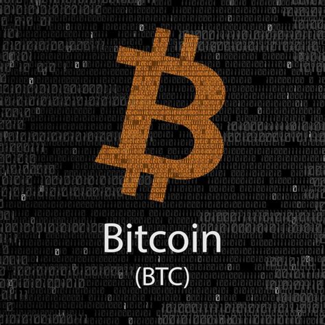 Sinal De Fundo De Criptomoeda Bitcoin Vetor Premium