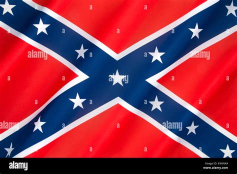 Flagge Der Konf Derierten Staaten Von Amerika Stockfotografie Alamy