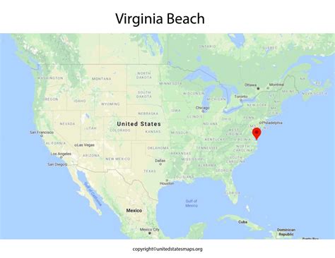 Virginia Beach Map | Map of Virginia Beaches