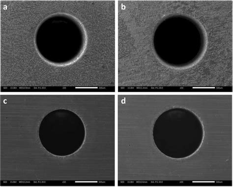 Morphologies Of The Entrance And The Exit In High Speed Edm A