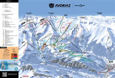 Pist Map Avoriaz