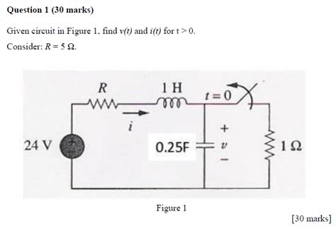 Solved Given Circuit In Figure 1 Find V T And I T For T Chegg