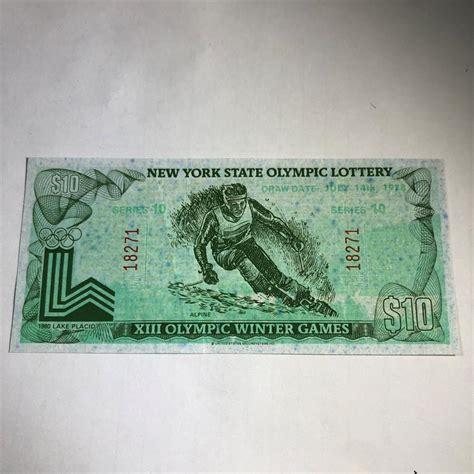 Lake Placid Xiii Olympic Winter Games New York State Lottery