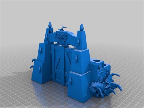 Jurassic Park Pen Holder 3d Printer Model Download Free Stl File