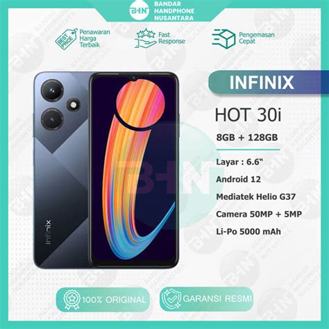 Infinix Hot 30i 8/128GB Garansi Resmi | Lazada Indonesia
