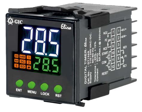 digital timer panel mount eliro control products