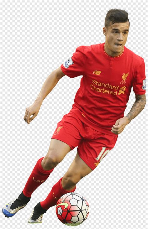 Philippe Coutinho Liverpool F C Jersey Fotbollsspelare Liverpool Boll