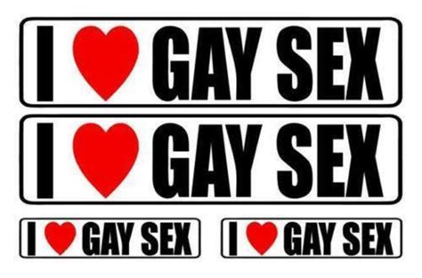 I Love Gay Sex Vinyl Decal Stickers Funny Rude Toolbox Car Etsy
