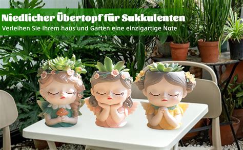 Blumentopf Mit Gesicht Bertopf F R Sukkulenten Niedlicher