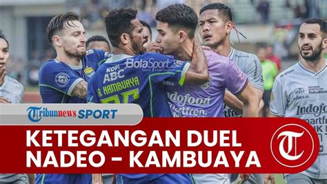 Kiper Bali United Gelandang Persib Bandung Sempat Bersitegang Nadeo