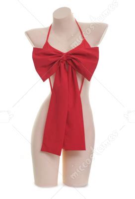 Cute Bowknot Bikini Sleepwear Sexy Backless One Piece Lingerie Bikini Cosplay Shop