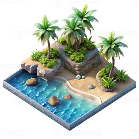 impressive minimalist Drone Image of Tropical Beach with Crystal Clear