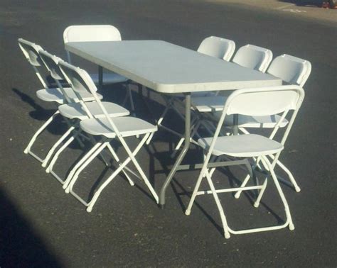 Party table And folding chair Rentals In Phoenix, Scottsdale, Arizona