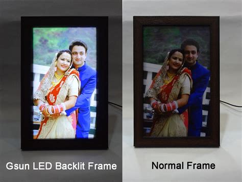 Gsun Innovation Classic S LED Backlit Photo Frame 9 X 5 Inch Multi