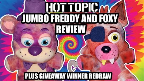 Funko Fnaf Tie Dye Jumbo Freddy And Foxy Hot Topic Exclusives Review Thoughts And Ratings