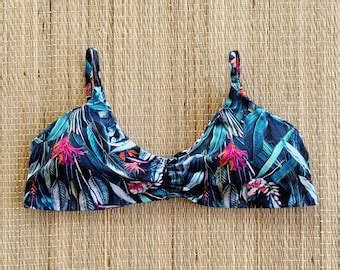 Brazilian Bikini Swimsuit Swimwear Beachwear Triangle Bralette Top Caraiva Optional Padding Etsy