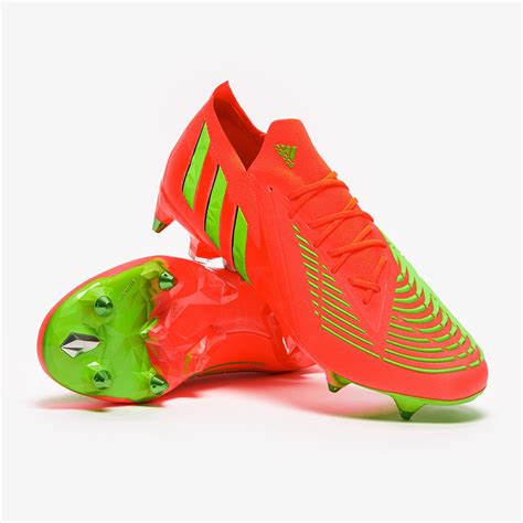 Adidas Predator Edge Low Sg Rojo Team Solar Verde Negro Terreno