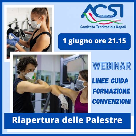 Webinar Ripartenza Di Palestre E Scuole Di Danza