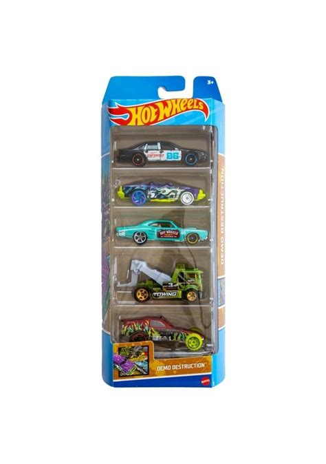 Demo Destruction Hot Wheels 5li Araba Seti HFV86 Fiyatları ve Özellikleri