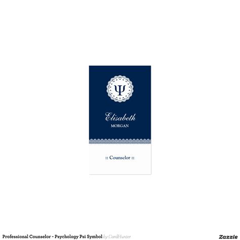 Professional Counselor Psychology Psi Symbol Double Sided Standard