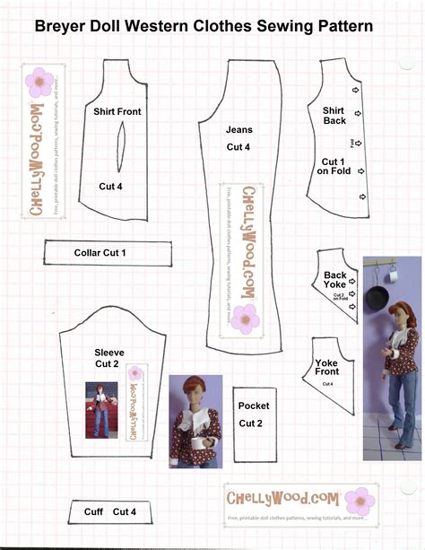 Free Printable Doll Clothes Patterns Free