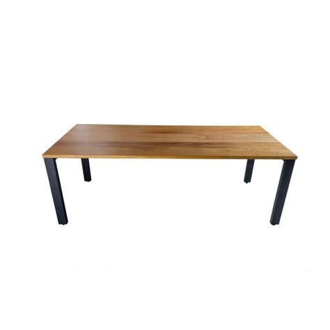 Mesa Jantar Madeira Pés De Ferro Estilo Industrial 1 70 Mts em Promoção