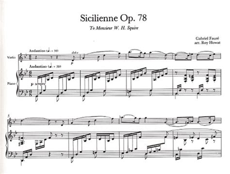 C F Peters Faure Gabriel Sicilienne Op 78 Viola Piano PETERS