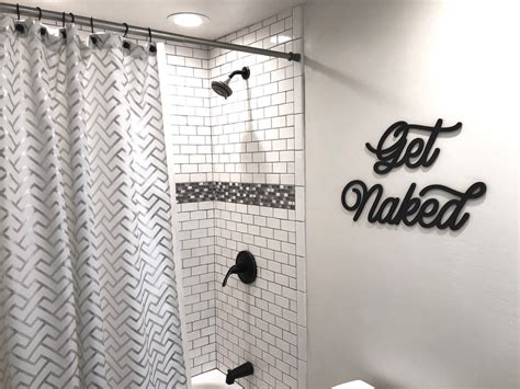 Get Naked Bathroom Wood Word Cutout Scroll Cut Word Bath Wood Sign Stand On A Shelf Word