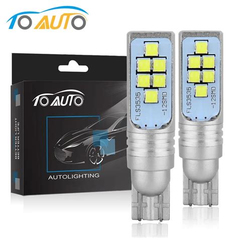 Pcs T W W Led Bulbs Canbus Error Free W W W Led Car