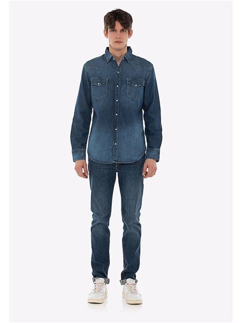 True Religion Spijkerbroek Rocco Slim Fit Blauw Goedkoop Kopen