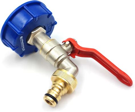 IBC Outlet Tap Ball Outlet Valve 3/4 Inch Long Version for IBC Tank 600