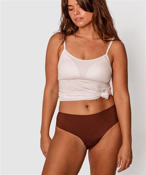 Night Games Smooth Comfort Lace Midi Brief Nude