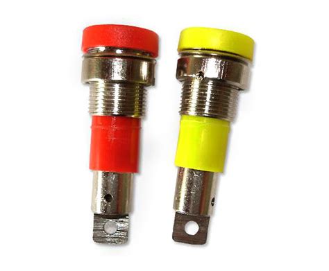 Разъем-розетка Amass D4.0mm Gold Nickel Plated Binding Post Red or ...