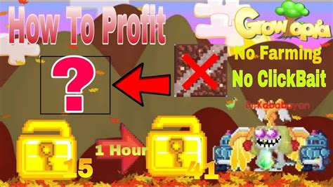 Growtopia Best Way To Profit 2021 No Farming Best Lazy Method 5WLS