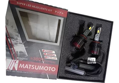 Set Ampolletas Super Led 9005 L18 Matsumoto 8000 Lúmenes Cuotas sin