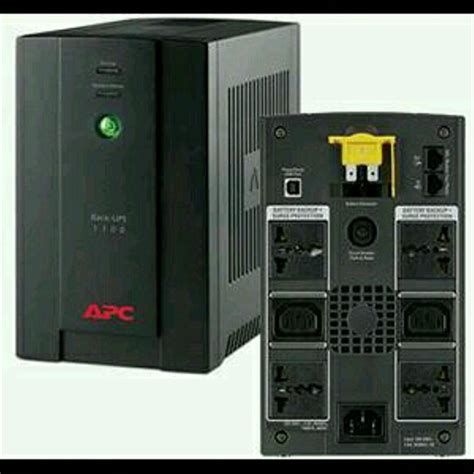 Jual APC Bx1100Li Ms UPS untuk 2 Komputer - APC Back-UPS 1100VA 230V AVR Universal and IEC ...