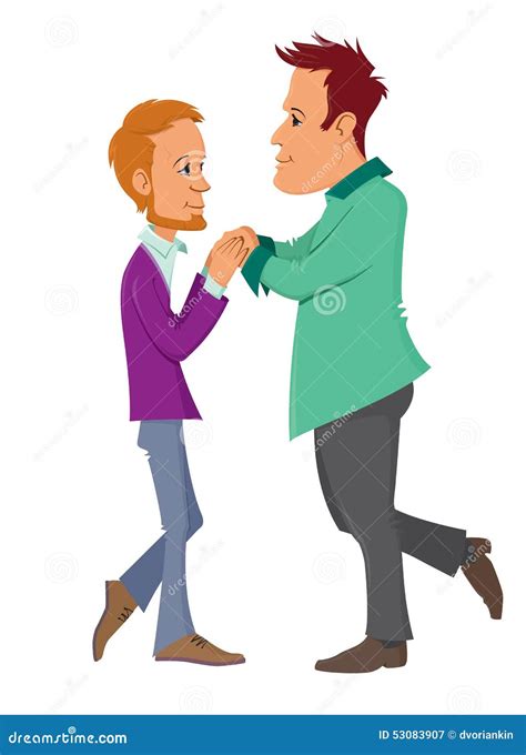 Gay Couple Stock Vector Illustration Of Happy Male