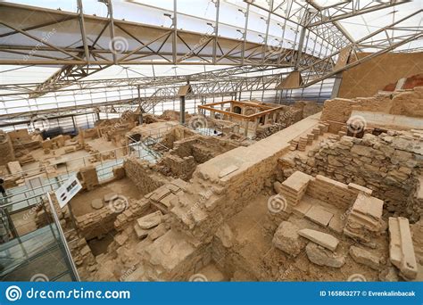 Terrace Houses In Ephesus Ancient City Izmir Turkey Stock Image