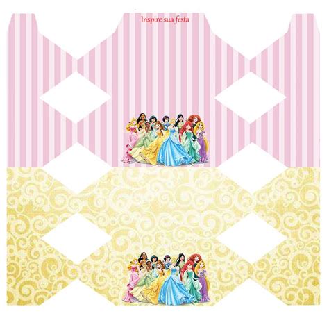 Personalizados Princesas Disney Para Imprimir - Princesas Disney Kit festa infantil grátis para imprimir - Inspire sua ...