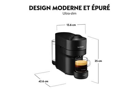 Cafetière à dosette ou capsule Magimix NESPRESSO VERTUO POP Noir 11729