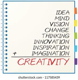 concept creativity consists idea mind vision stock illustration