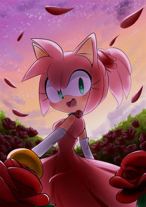 How To Draw Amy Rose The Hedgehog